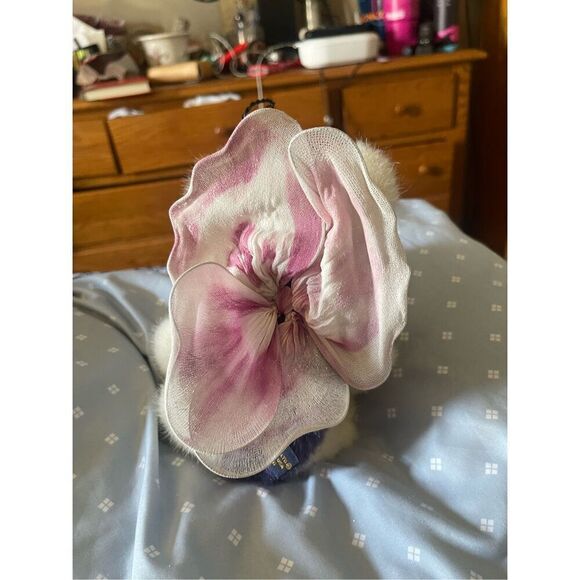 Boyds Bears Kids White & Purple Flora B. Flutterby Stuffed Plush Toy - Picture 11 of 13